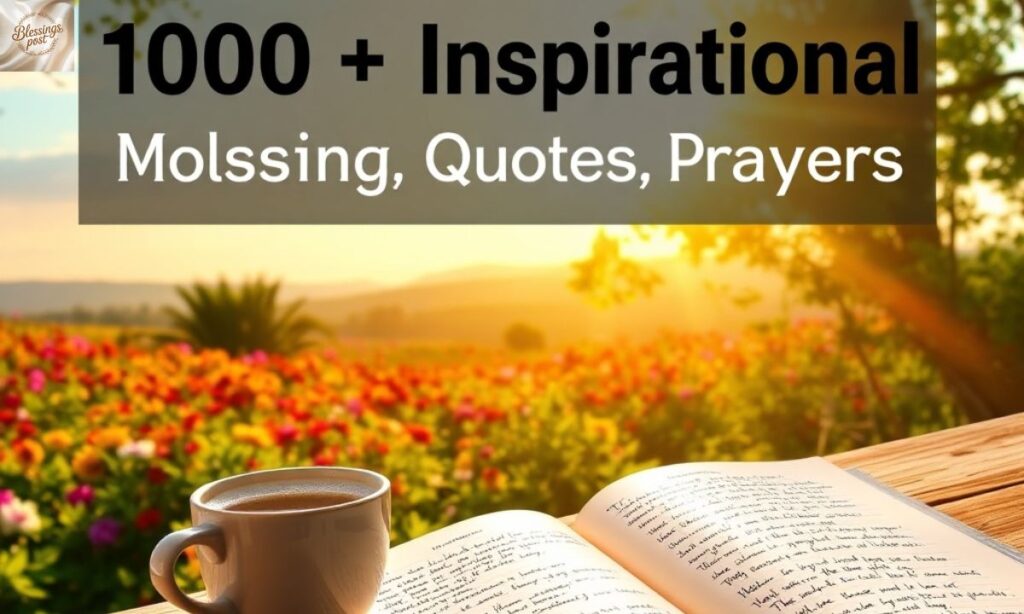 1000+ Positive, Inspirational Monday Blessings, Quotes and Prayers