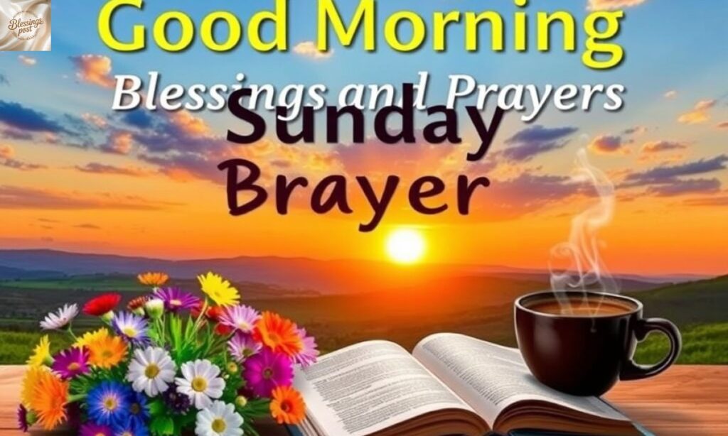 150+ Good Morning Sunday Blessings and Prayers with Images