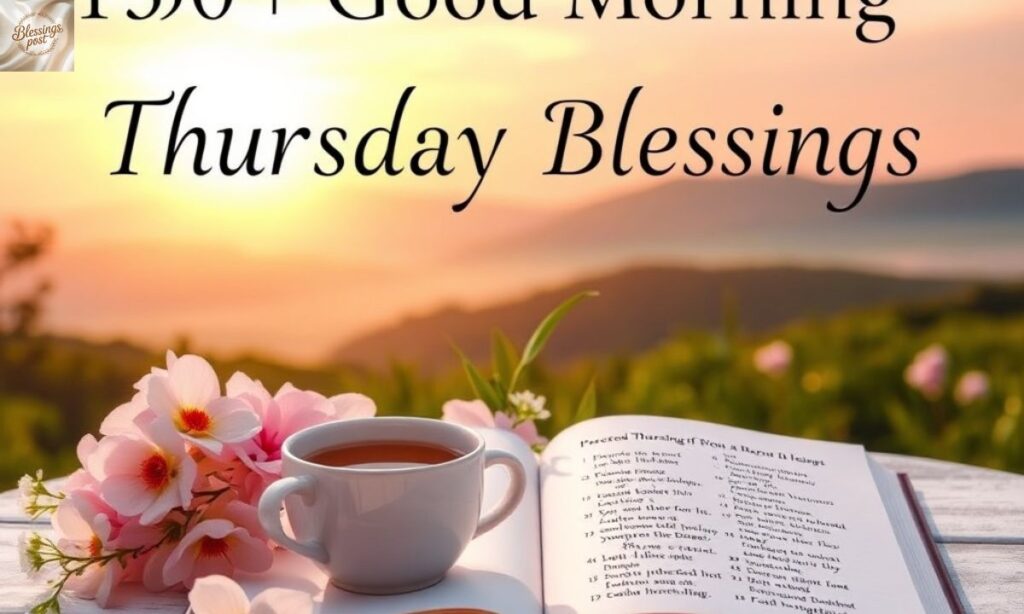 150+ Good Morning Thursday Blessings, Images & Prayers to Inspire a Peaceful Day