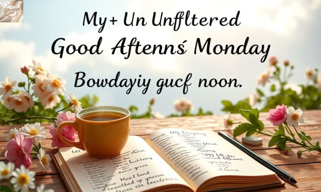 1800+ My Unfiltered Good Afternoon Monday Blessings to Spark Your Noon