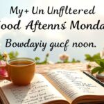 1800+ My Unfiltered Good Afternoon Monday Blessings to Spark Your Noon