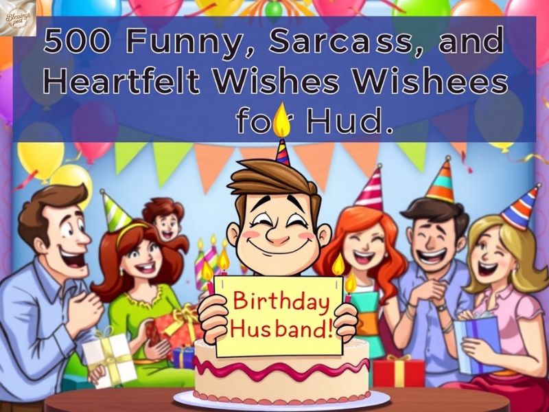 500 Funny, Sarcastic, and Heartfelt Birthday Wishes for Husband