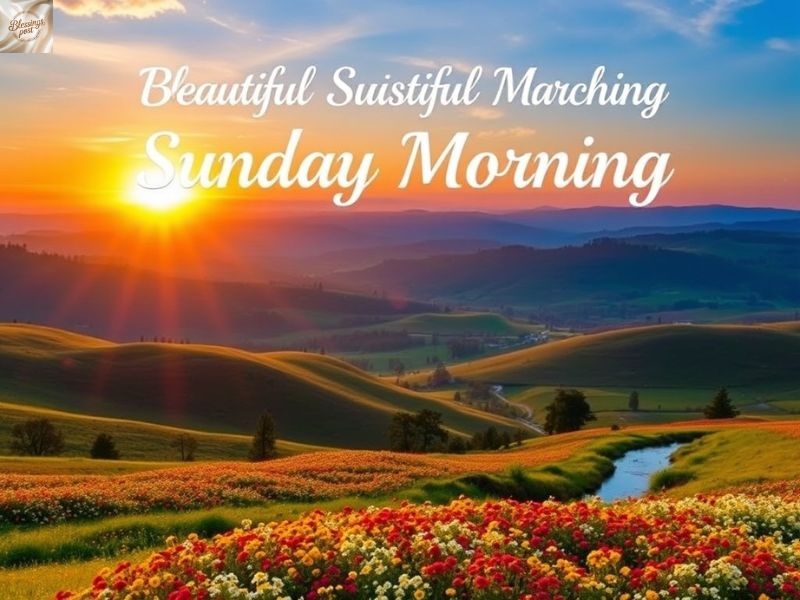 Beautiful Sunday morning Images and Blessings