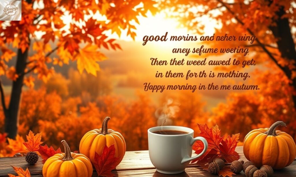 Best 100+ Good Morning Fall Autumn Images, quotes, wishes