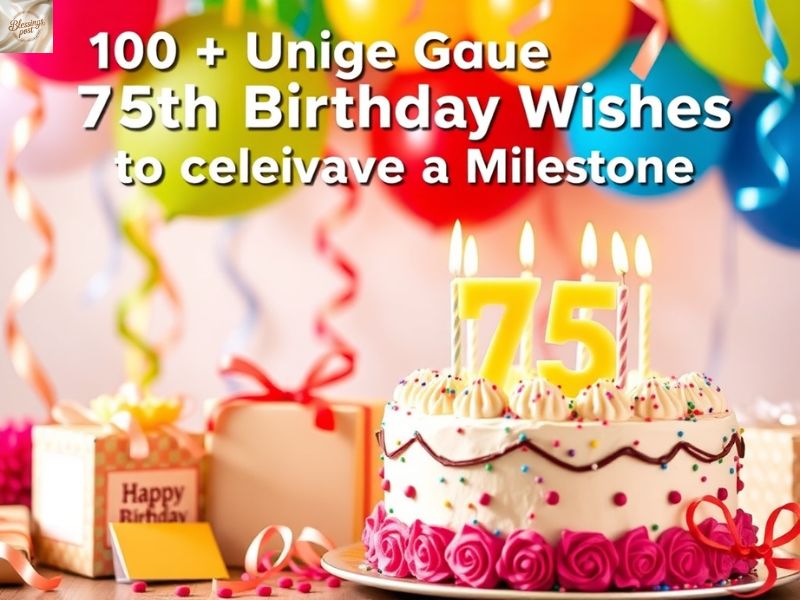 Explore 100+ Unique 75th Birthday Wishes to Celebrate a Milestone