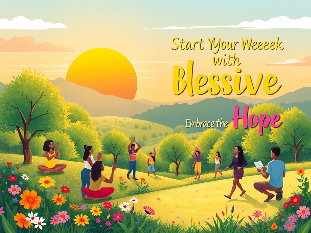 Monday Blessings for the Week Start Your Week with Positivity and Hope