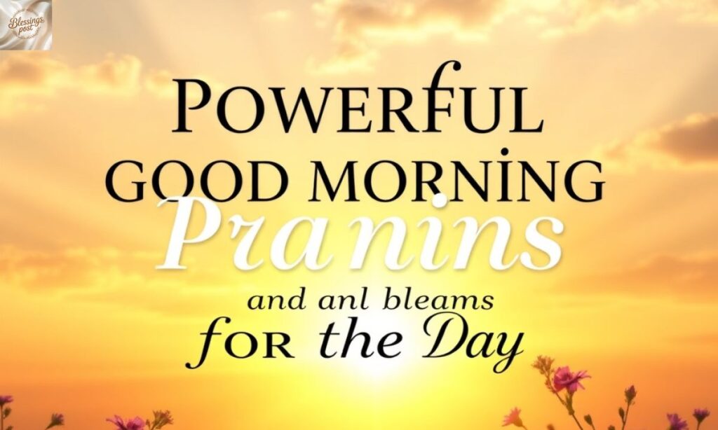 Powerful Good Morning Prayers and Blessings for the Day