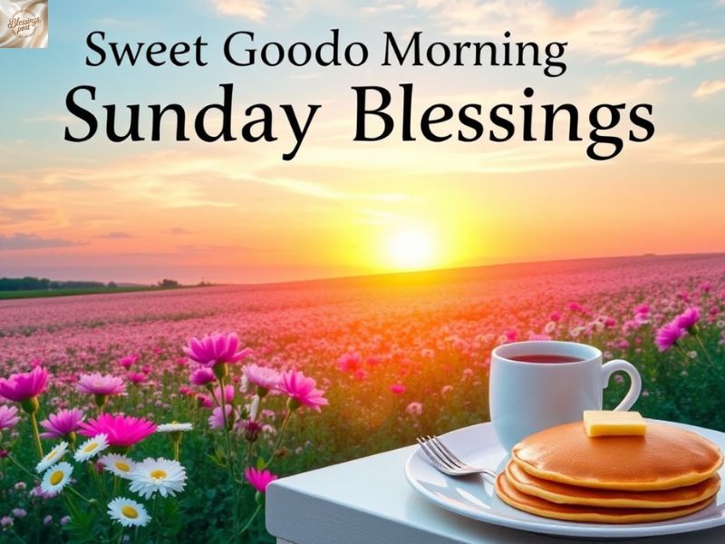 Sweet Good Morning Sunday Blessings generate 1 image about