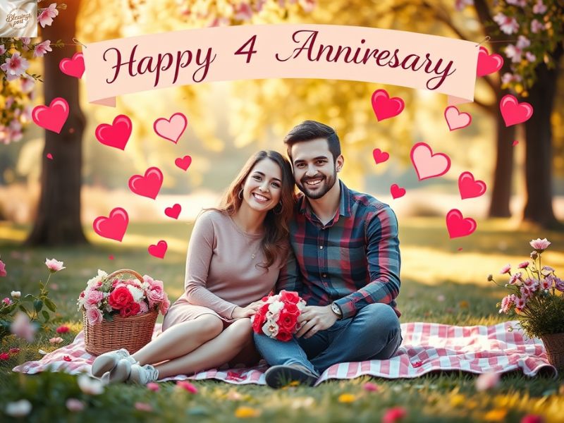 150 Love Romantic Happy 4 Month Anniversary Wishes